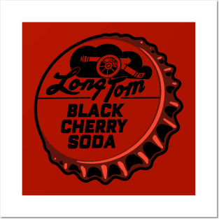 Vintage Long Tom Black Cherry Soda Bottlecap Posters and Art